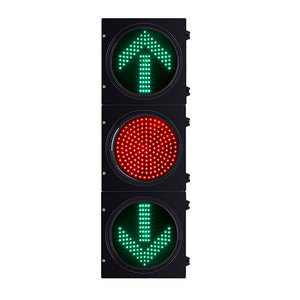 Deux flèches vertes vers le haut et en <span class=keywords><strong>bas</strong></span> et au centre feux rouges en vente - Product Image 1