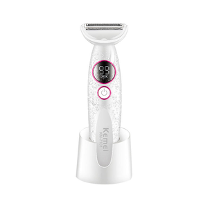 <span class=keywords><strong>Kemiri</strong></span> Km-7101 Rasoir Électrique pour Femmes Épilateur Lavable 5-en-1 Tondeuse à Cheveux Électrique pour Femmes - Product Image 2