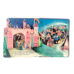 Jouets éducatifs personnalisés imprimés en couleur <span class=keywords><strong>Comic</strong></span> <span class=keywords><strong>Vision</strong></span> Board livre histoire image soulever le rabat impression de livre pour bébés - Product Image 4