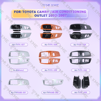 Pour Toyota PRADO 2003-2009, sortie d'aération avec panneau de commande de climatisation 3 couleurs, tableau de bord, accessoires de voiture