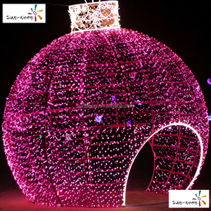 Enorme bola LED gigante, decoración navideña para exteriores, iluminación para eventos - Product Image 1