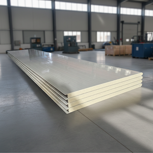 ألواح ساندويتش معدنية بتصميم خلية النحل لعام 2024، نواة XPS، رغوة البولي يوريثان 50 مم، سطح مجلفن من الألومنيوم والزنك، مقاومة للحريق، للاستخدام الخارجي - Product Image 1