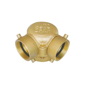 Raccordement d'entrée de service d'incendie exposé en laiton à <span class=keywords><strong>2</strong></span> voies de type Y ANSI (FDC) Offre Spéciale accessoire d'équipement de lutte contre l'incendie Type exposé - Product Image 3