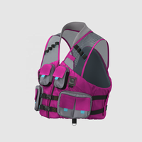 Nouveau Type gilet de sauvetage de pêche en plein air PFD plusieurs poches flottant pêche en mer gilet de sauvetage pour adultes hommes femmes