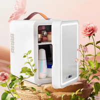 Réfrigérateur Mini Maquillage Professionnel Vanace 4L avec Affichage Numérique, Portable, pour Soins de la Peau, Cosmétiques et Désinfection
