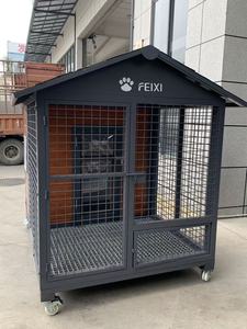 Tragbares Hundehaus mit Robustem Metallkäfig, Warmem Nest, Oberlicht und Umzäuntem Ruhebereich - Product Image 3