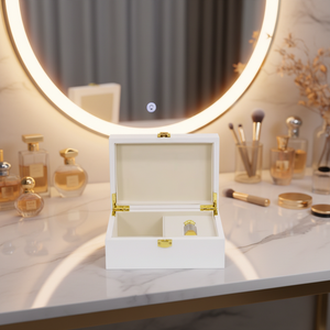 Caja de Perfume Rectangular de Madera MDF Hecha a Mano y Personalizada de Lujo con Diseño Grabado para Regalo y Artesanía - Product Image 4