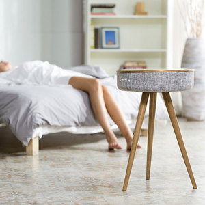 Table basse fonctionnelle moderne avec haut-parleur intégré, studio à domicile, table intelligente avec haut-parleur puissant à 360 degrés, haut-parleurs sans fil de haute qualité - Product Image 6