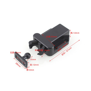 Modern Touch Latch Non-Magnetic Cabinet <b>Door</b> <b>Catch</b> with Damper for Kitchen Warehouse Bathroom Cupboard <b>Doors</b> System - Product Image 2
