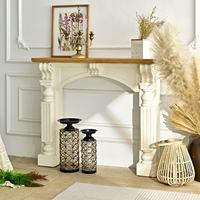 Table console en bois de sapin blanc INNOVA, design moderne, meubles de salon pour appartement, entrée, hôtel, montage facile