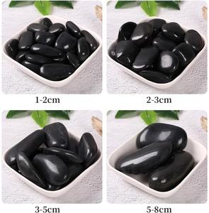 Shiny Black Shadow Beads Beach Pebble <strong>River</strong> Rock,high <strong>Polished</strong> Black Cobble <strong>Stone</strong>,wholesale Bulk <strong>Polished</strong> Pebble <strong>Stone</strong> for Decor - Product Image 2
