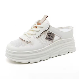 Tendance Mode Femme 2026 Printemps Automne Été – Demi-chaussons Sportifs Respirants en Maille Grande Taille avec Fermeture à Lacets – Fabriqués en Chine - Product Image 2