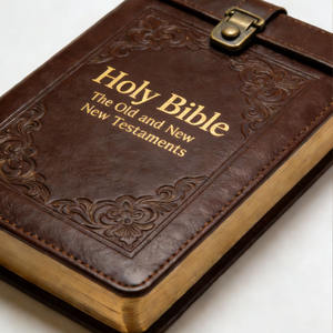 Cubierta para Biblia y Libros con Impresión Bíblica, Cubierta para el Corán con Impresión de Libros - Product Image 4