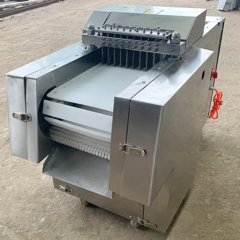 220V Full自動チキン切断機Automatic Frozen Meat Slicer