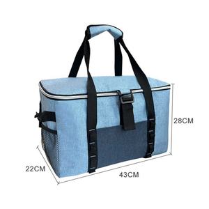 Sac à déjeuner isotherme en nylon portable pour femmes et enfants, sac isotherme pour pique-nique avec capacité de 30L, 20L, 15L pour le travail et l'école - Product Image 2