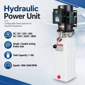 Unité hydraulique motorisée AC 220V 380V, pompe à double effet 10-30L en fonte 16Mpa pour table élévatrice industrielle, convoyeur HPU - Product Image 1