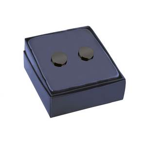 Boutons de manchette ronds dorés polis avec diamant et perle, pinces à cravate élégantes pour mariage ou cadeau - Product Image 3