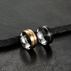 Anillos de Boda de Carburo de Tungsteno para Mujer y Hombre, Anillos de Acero Inoxidable de 8 mm de Ancho para Hombre y Mujer, Anillos de Boda para Hombre que Nunca se Desvanecen - Product Image 4