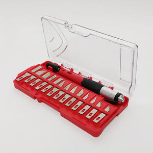 Juego de cuchillos para manualidades, 15 piezas, acero con alto contenido de carbono, con luz LED, para tallar madera, artes y manualidades, herramientas para estudiantes - Product Image 4