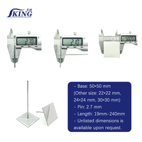 Broches d'isolation auto-adhésives à finition en zinc-Broches de fixation marines et à effet de serre en acier inoxydable-Vente en gros