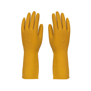 <span class=keywords><strong>Gant</strong></span> en caoutchouc Orange de cuisine floqué - Product Image 4