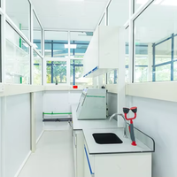 Meilleur prix C cadre chimique laboratoire meubles acier et bois époxy plan de travail laboratoire banc d'essai de travail avec tiroirs