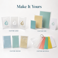 Dossier en PVC transparent avec logo personnalisé, dossier de documents en plastique imprimé pour exposition, vente en gros