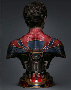 Personajes de silicona realistas de superhéroes, busto de Spider-Man de tamaño real, muy vendidos, para decoración de centros comerciales. - Product Image 4