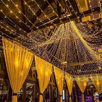 Guirlandes lumineuses LED 10m 20m 50m 100m, étanches pour extérieur, jardin, rue, fêtes, mariages, décorations de Noël