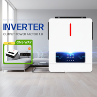 Hibrit Güneş Enerjisi String İnvertörü Tek Fazlı Açma/Kapama Şebeke Bağlantılı MPPT Şarj Cihazı LCD Ekranlı PV Sistemini Destekler %85 Lityum Ev Tipi
