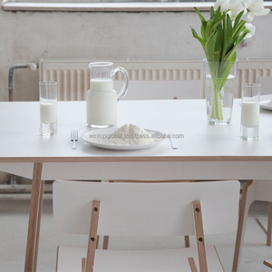 Ensemble de meubles de salle à manger écologiques de luxe, prix d'usine pas cher, table à manger en bois, 6 chaises pour cuisine, maison, bar, atelier - Product Image 2