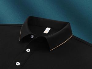 <span class=keywords><strong>Polo</strong></span> para <span class=keywords><strong>Hombre</strong></span> 100% Algodón <span class=keywords><strong>de</strong></span> Color Sólido, Pulóver Informal Transpirable <span class=keywords><strong>de</strong></span> Corte Regular con Logo en Tejido <span class=keywords><strong>de</strong></span> Punto - Product Image 2