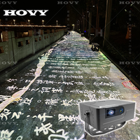 Projecteur de sol interactif HOVY, résolution 1920x1200, équipement publicitaire de projection au sol, OEM/ODM accepté