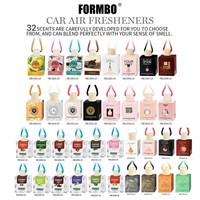 Rafraîchisseur d'air haut de gamme longue durée pour voiture Sachets de parfum suspendus liquide