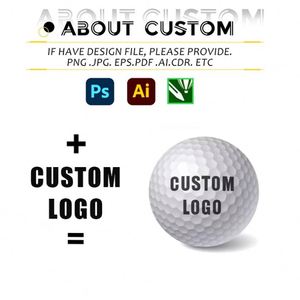 Venta al por Mayor de Pelotas de Golf de Caucho Sintético Ecológicas con Logotipo Personalizado, Marca Wisdom, para Torneos y Prácticas - Product Image 2