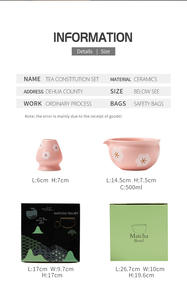 Ensemble de Matcha imprimé personnalisé de style japonais divers <span class=keywords><strong>types</strong></span> d'outils de fabrication de thé avec fouet en bambou pour la cérémonie du thé et les ensembles de thé au café - Product Image 5