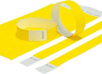 Bracelets jetables Tyvek 19x250mm, résistants à la déchirure, pour événements, bars, sports, promotionnels, 1000 pièces/paquet, expédition rapide