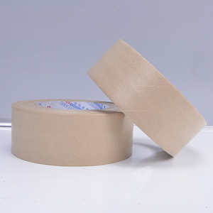 Ruban d'emballage renforcé activé par l'eau personnalisé ruban d'étanchéité kraft imprimé avec logo ruban d'expédition <span class=keywords><strong>pape</strong></span> - Product Image 2