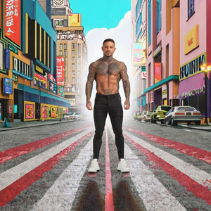 Gingtto New Arrival Black <b>White</b> Straight Pattern <b>Men's</b> Skinny Fit Breathable Chinos <b>Trousers</b> - Product Image 3