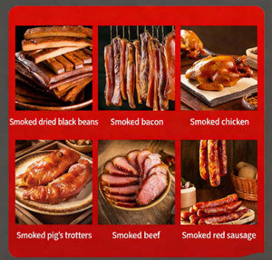 Horno de Ahumado de Carne de Acero Inoxidable de Bajo Consumo Energético con Puerta Aislada Sellada para la Producción Casera de Salchichas y Tocino - Product Image 4