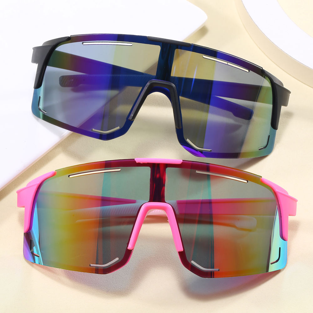Superhot Eyewear 16167 Fashion 2024 Oversized Men Flat Top Sports Outdoor Cycling Shield Goggle Mirror Sunglasses