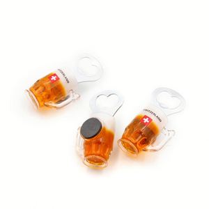 Promotional Item Plastic Beer 3D Shaped Customized Bottle Opener <b>Fridge</b> Magnet - Product Image 3