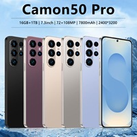 Camon 50 Pro 12 Go + 256 Go Écran HD 7,3 pouces 120 Hz Appareil photo 108 MP Smartphone 5G Android 15.0 Prise en charge des langues française et espagnole