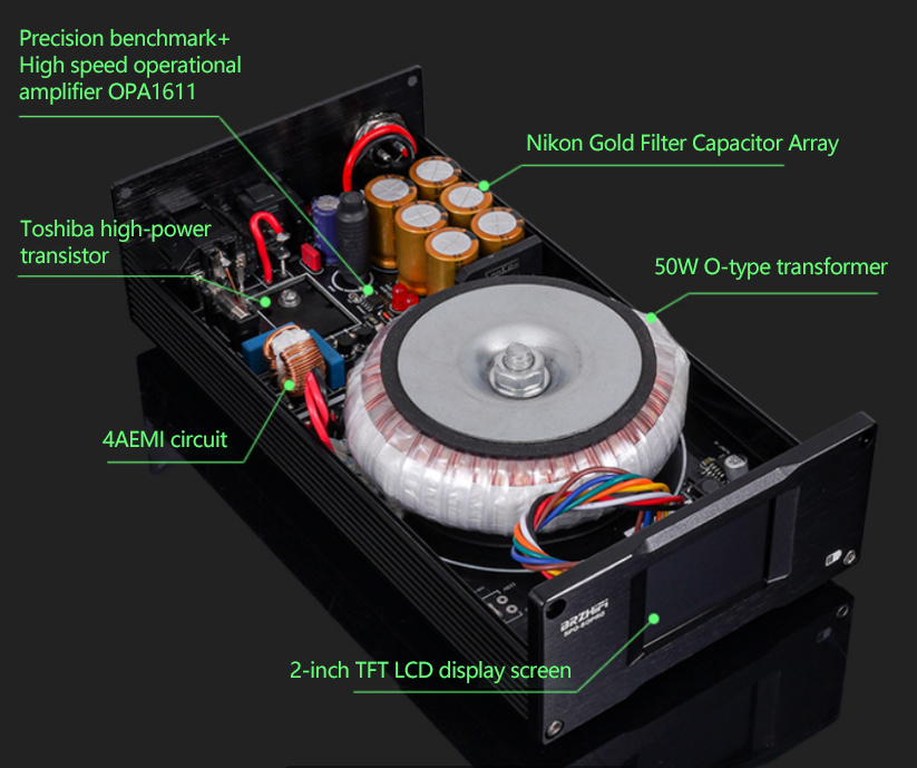 BRZHIFI SPD-25PRO - Low Noise Linear Regulated DC Power Supply