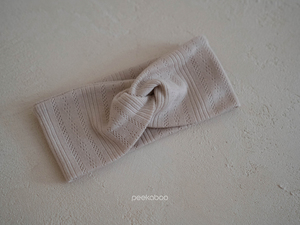 Peekaboo coreano Unisex bebé recién nacido Niño cinta de encaje turbante suave estiramiento infantil diadema accesorio - Product Image 3