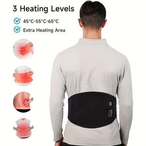 Ceinture chauffante électrique pour le soulagement de la douleur | Soutien lombaire chauffant DC réglable - Product Image 2