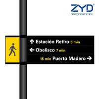 Letrero de Monumento Tradicional de Piedra y Metal para Campus Escolares y Hospitalarios con Integración de Parada de Autobús