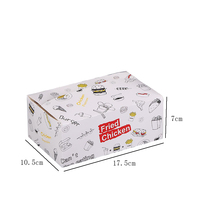 Boîte à hamburger en papier kraft personnalisée en gros, emballage pour la restauration rapide, pour poulet frit, frites, collations à emporter