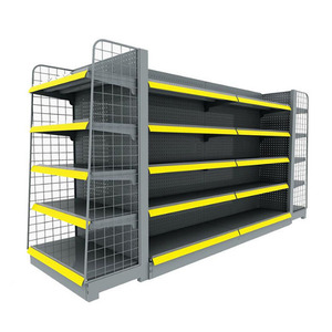 Tùy chỉnh cửa hàng tạp hóa bán lẻ hiển thị đứng Kệ Gondola Kệ siêu thị Kệ Kệ kệ trưng bày - Product Image 5