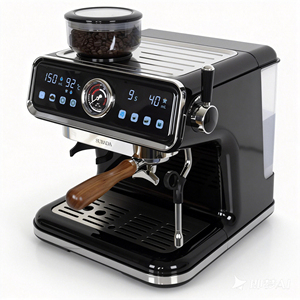 <span class=keywords><strong>Cafetera</strong></span> de Alta Presión de 20 Bares con Molinillo y Vaporizador de Leche, <span class=keywords><strong>Cafetera</strong></span> <span class=keywords><strong>Espresso</strong></span> Semiautomática para Uso Doméstico o Comercial OEM - Product Image 1